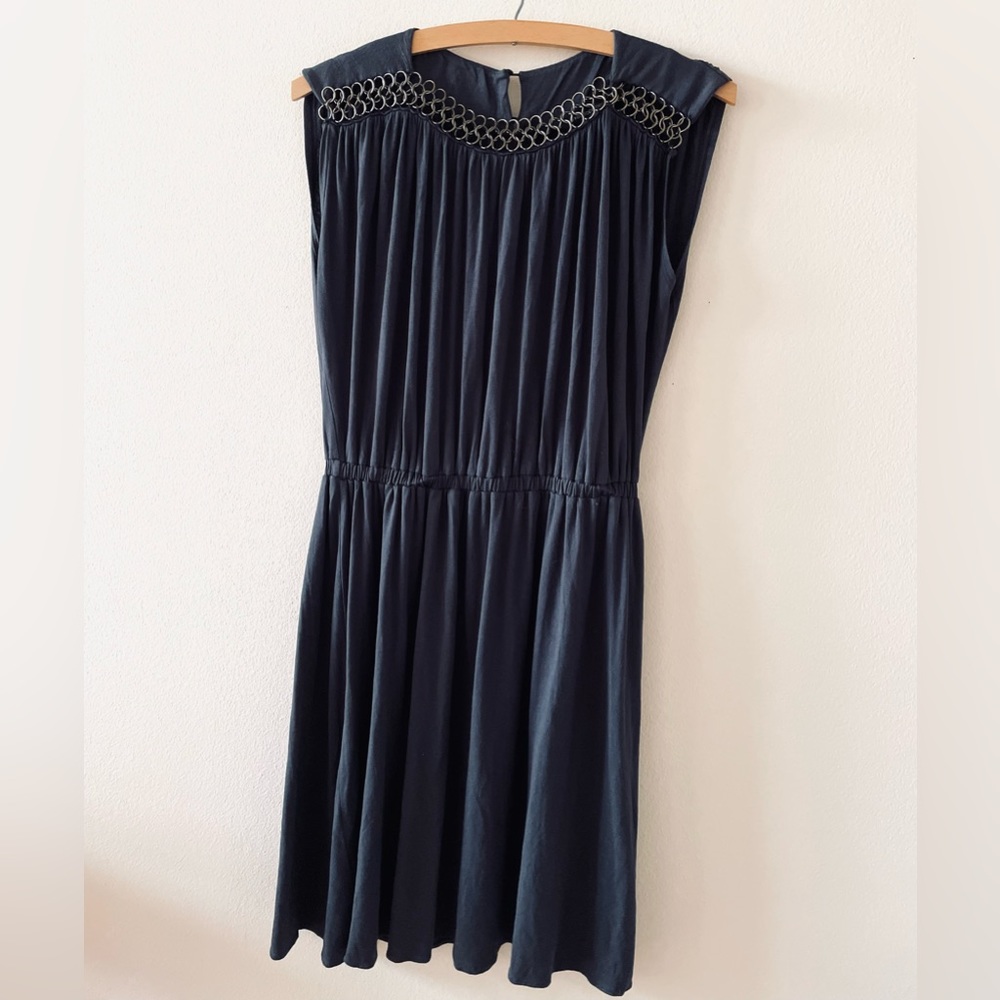 Rebecca Beeson Blue-Grey Goddess/Gladiator Dress Size 1